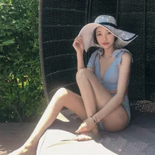 Купальный костюм танкини для женщин, купальный костюм из двух частей, купальный костюм для девочек, купальный костюм, купальный костюм, светильник для омоложения, синий, темно-синий, с разрезом, с высокой талией