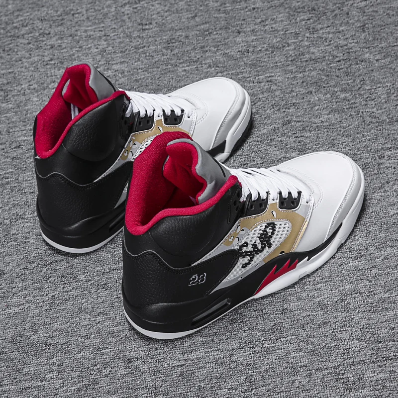 Professional Basketball Shoes High Top Quality Men Outdoor Sneaker Air Retro Sports Boots Jordan 2018 New Hot Breathable Trend 5 Professional Basketball Shoes High Top Quality Men Outdoor Sneaker Air Retro Sports Boots Jordan 2018 New Hot Breathable Trend 5