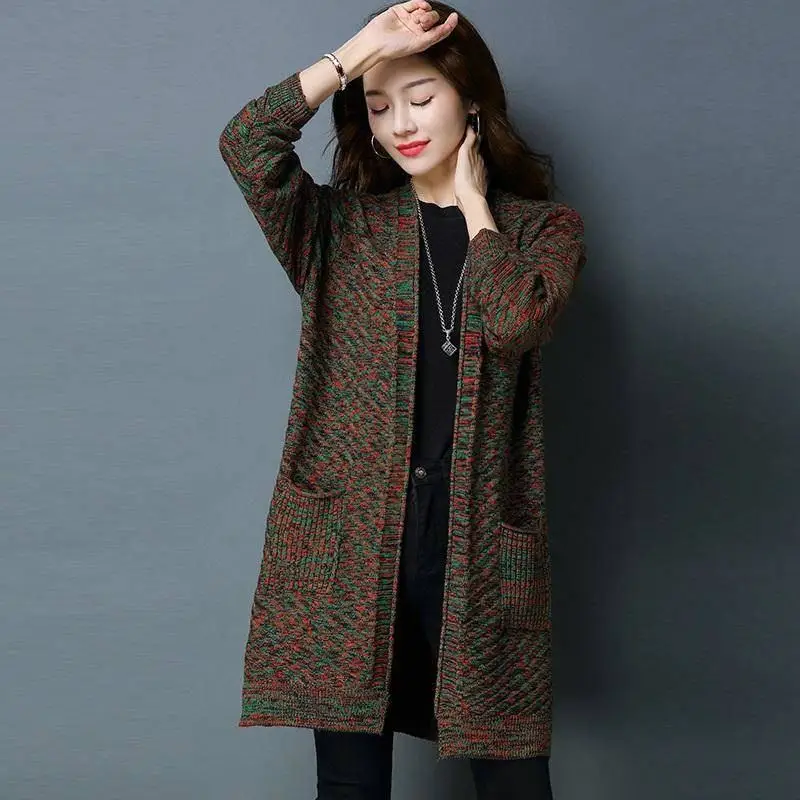 Best Price 2019 Autumn Women Slim Knitted Sweater Cardigan Coat Female Casual Korean Style Open Stitch Poncho Feminino Casaco Knitwear K54