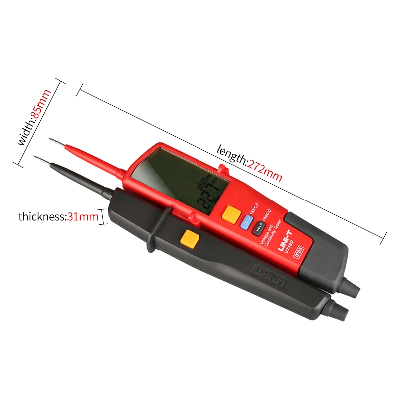 UNI-T UT18A/UT18B/UT18C/UT18D тестер напряжения и непрерывности; водонепроницаемый карандаш, УЗО тест/обнаружение полярности