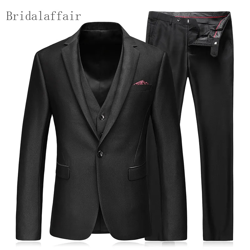 Mens Suits Slim Fit (Jacket+Vest+Pants) Set Classic Latest Coat Pants