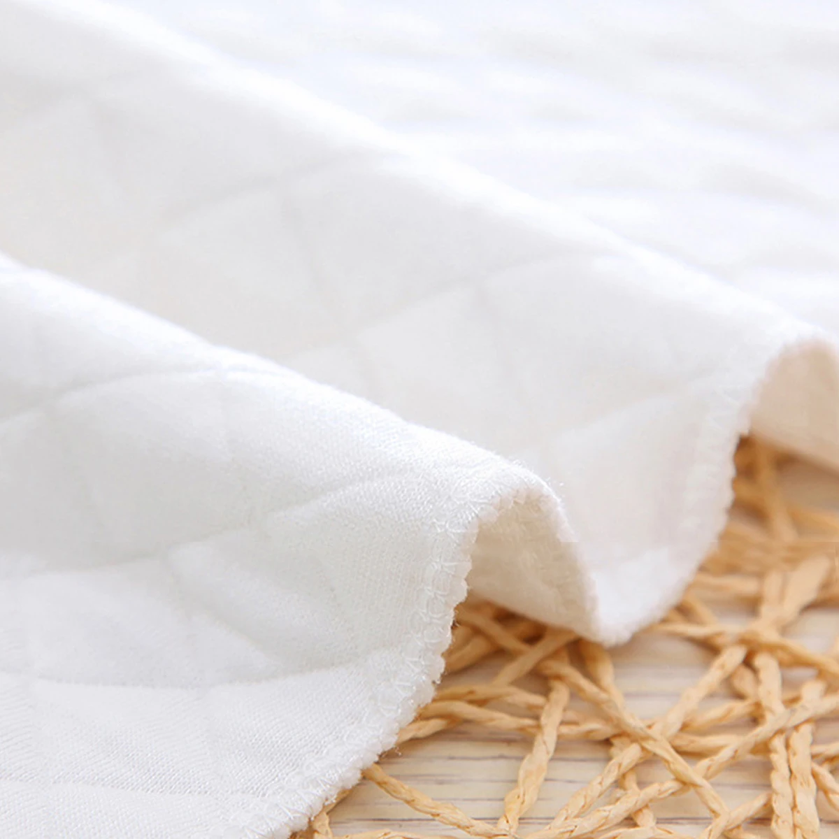 2019 Новый 10 шт Чистый хлопок белый многоразовый моющийся подгузник Вставка 3 слоя хлопковый подгузник лайнер подгузники для детской ткани