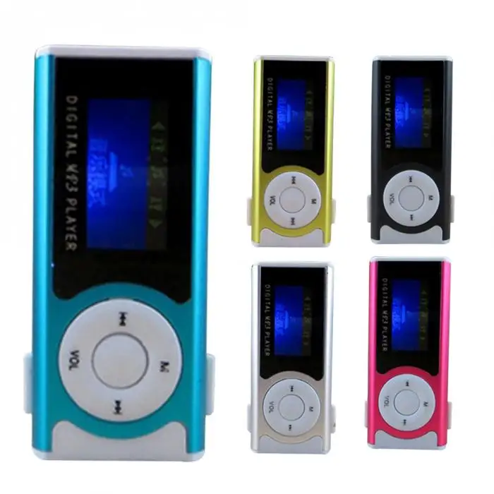 Новый Портативный MP3 плеер ЖК-дисплей Экран USB мини клип Mp3 плеер электронные спортивные музыкальный плеер Поддержка Micro SD карты памяти
