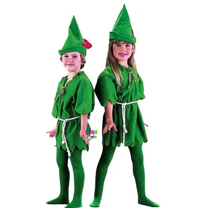 Free-Shipping-Kids-Adult-Peter-Pan-Costume-Halloween-Costume-for-Men-Women-Green-Elf-Parent-child (2)