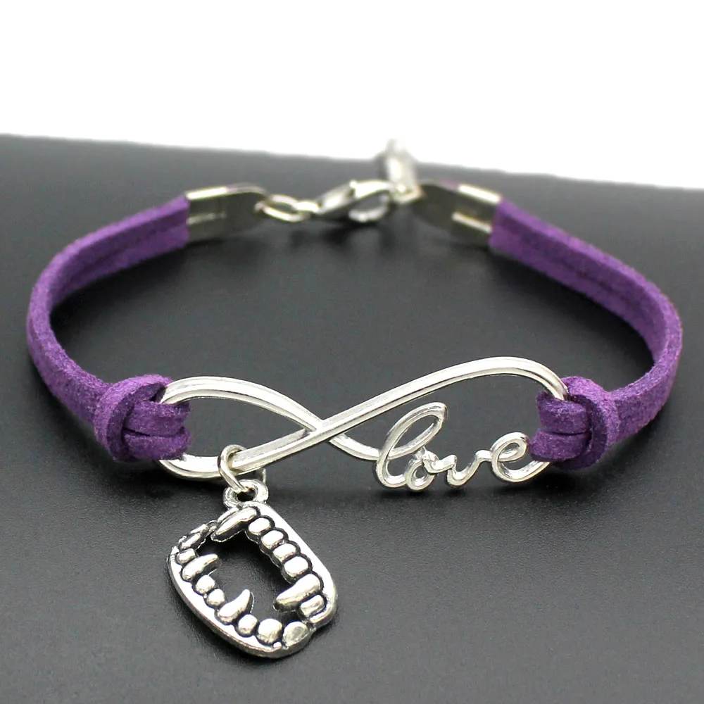 Браслет с подвесками в виде клыков вампира|bracelets for|charm braceletcharm bracelets for women |