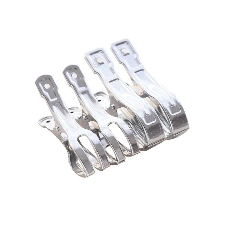 

Clothes Pegs Stainless steel clip drying clamp wind clip cool clothes hanging quilt clip