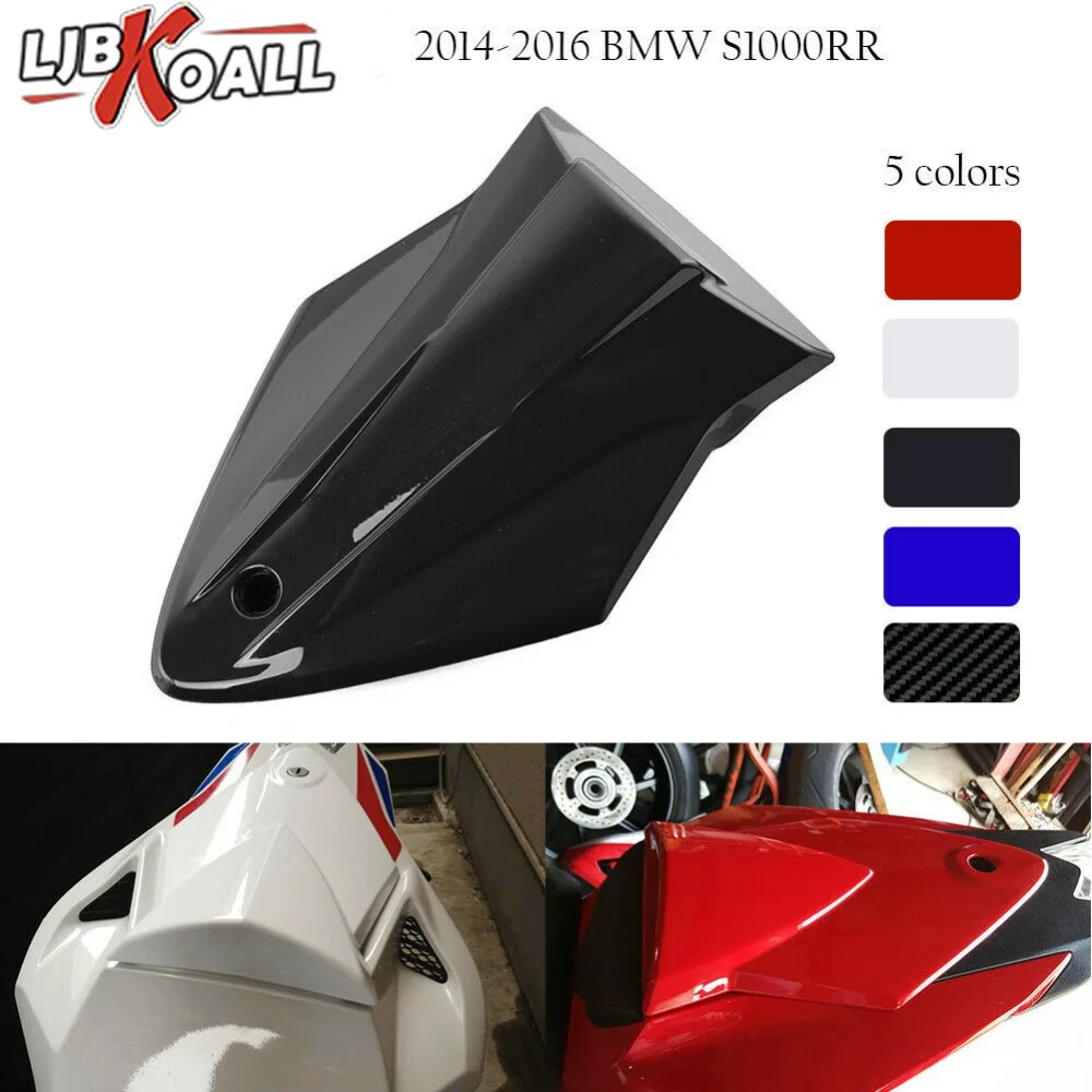 

For BMW S1000RR 2014 2015 2016 Seat Cowl Rear Seat Cover ABS Plastic Motorcycle Accessories Blue Red Black Carbon Fiber White