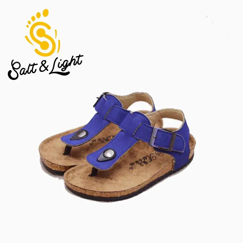 

outdoor cork drag sandals flip word casual beach shoes 2017 spring summer children's bathroom shoes for boys girls