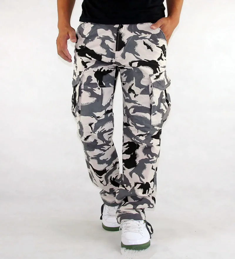 Men Camouflage Trousers Outdoor Climbing Army Pants Long Pants Casual Pants US