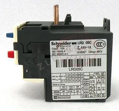 

DHL/EMS 5 LOTS 1PC NEW for Sch-neider LRD05C LR-D05C 0.63-1A Relay -F2