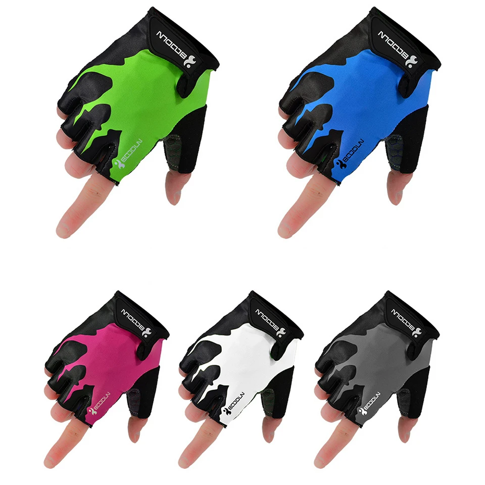 BOODUN Sports Gym Training Gloves Half Finger Breathable Weightlifting Fitness Dumbbell Men Women Outdoor Body Building Gloves