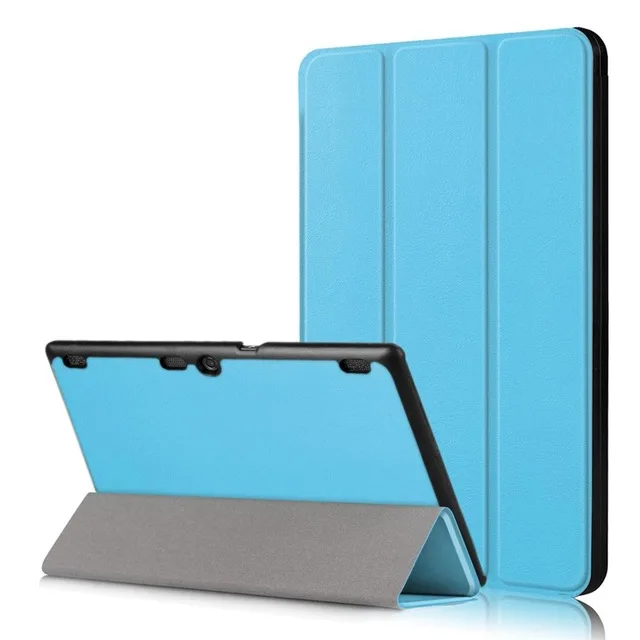 

3 in 1 Smart Leather Stand Cover Case for Lenovo Tab 2 A10-70 A10-70L A10-70F A10 70 10.1" Tablet +Screen Protectors +Stylus