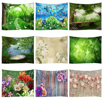 

Natural Views Wall Hanging Tapestry Photo Background Decoration for Home Bedroom Polyester Wall Art Tapestry Beach Towels