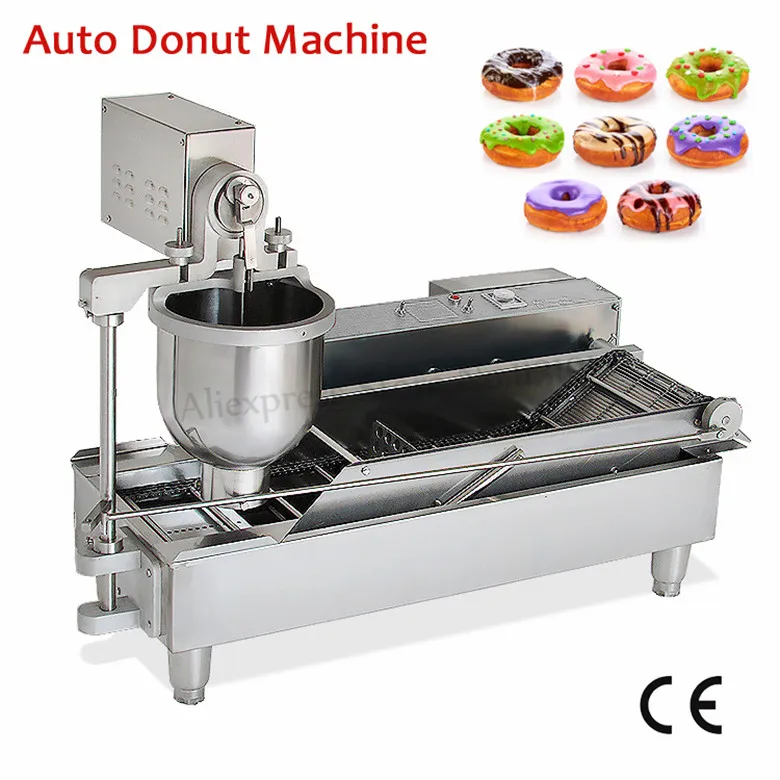 Automatic Donut Fryer Machine Electric Donuts Maker Commercial Doughnut Machine for Bakehouse Restaurant Catering Industries Automatic Donut Fryer Machine Electric Donuts Maker Commercial Doughnut Machine for Bakehouse Restaurant Catering Industries