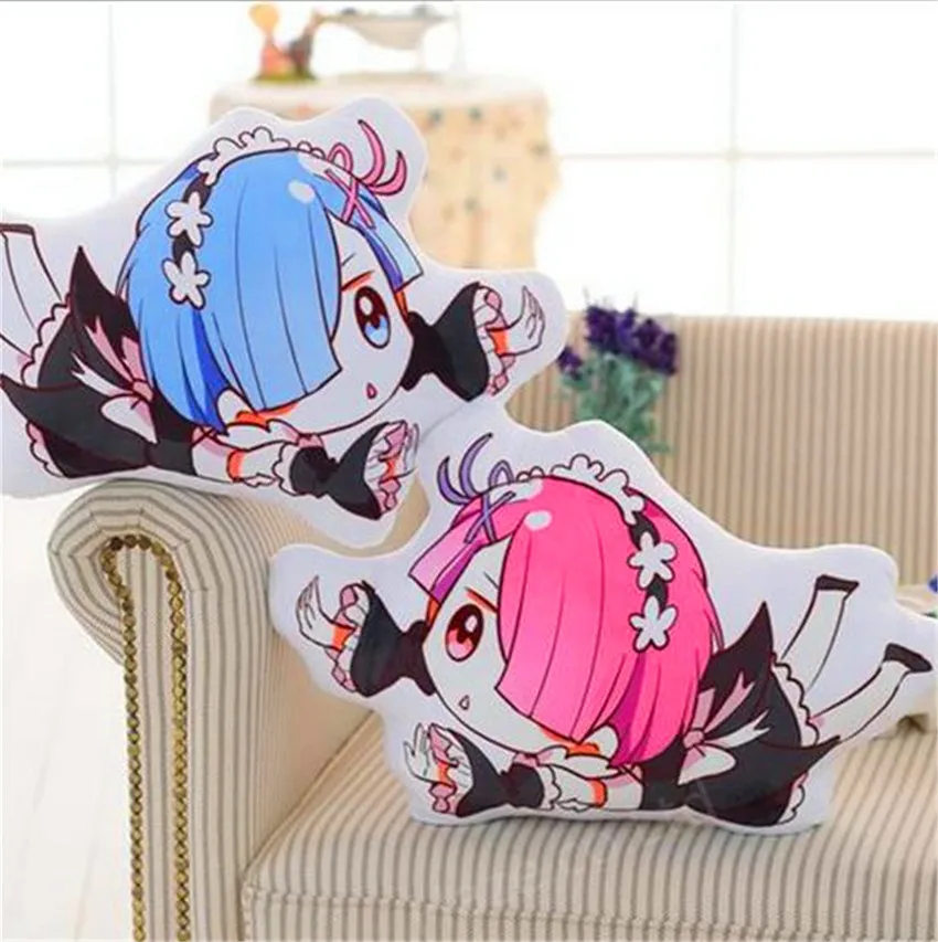 

Re:Life in a different world from zero Rem plush doll cosplay prop Gift