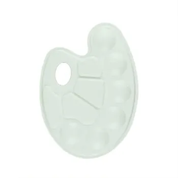 

OutTop 2019 White Oval Shape 10-Well Paint Tray Palette Great for All Water Based media Freeshipping 30p1026