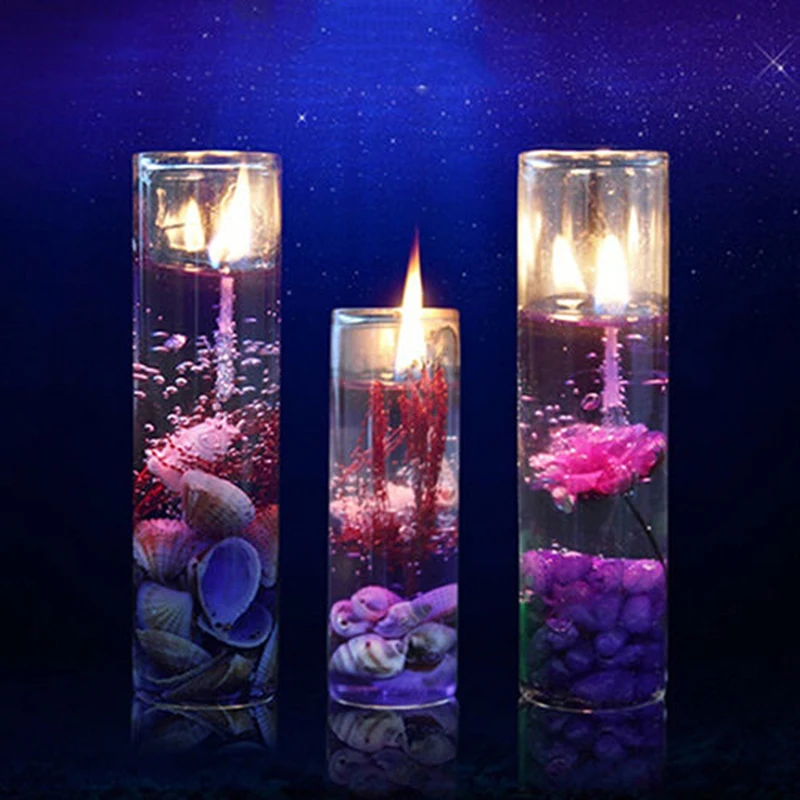 1 шт. бездымные свечи для ароматерапии раковины океана, ароматические желейные свечи на День святого Валентина, романтическое украшение, свечи, домашний декор, подарок