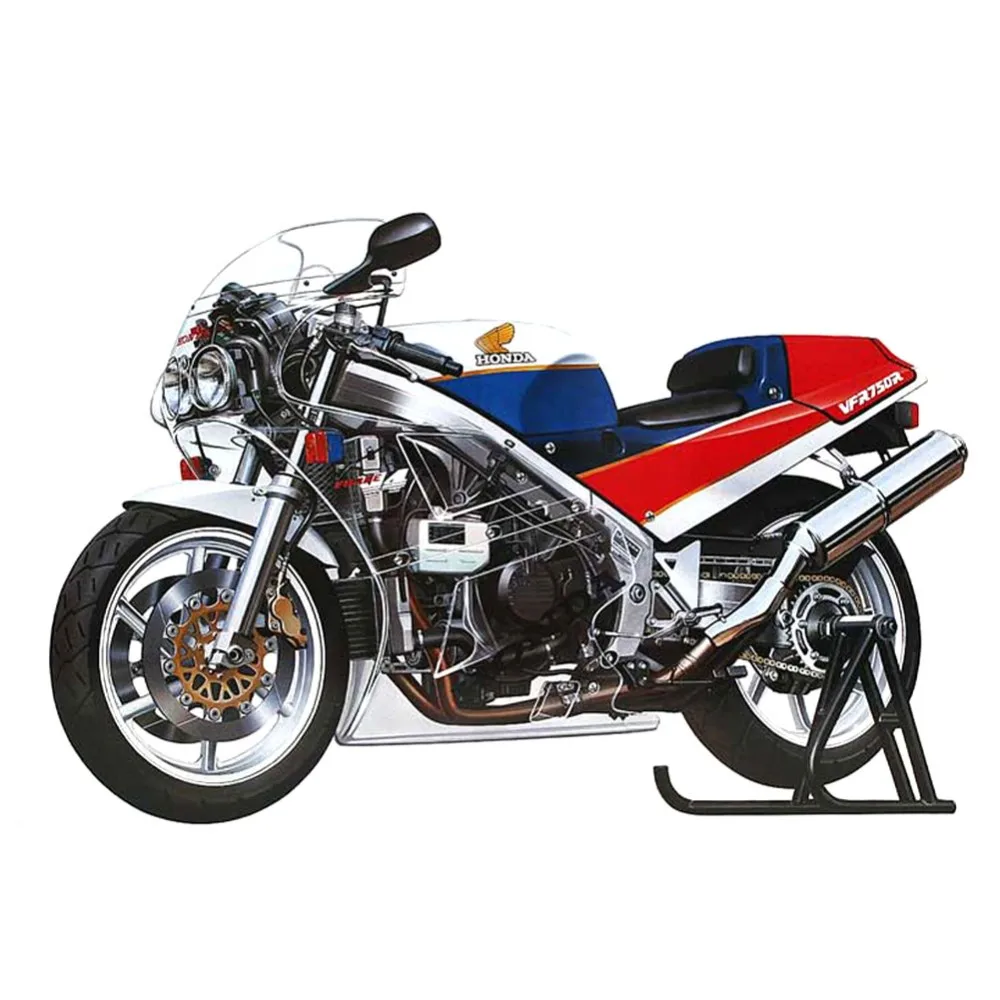 

Tamiya 14057 1/12 VFR750R Scale Assembly Motorcycle Model Building Kits oh RC toy