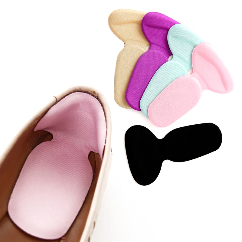 

KWOEE 1 Pair 2 in 1 Silicone Gel Shoe Heel Protectors Foot Care Gel Pad Insole And Heel Grips For Shoes Cushion Pad