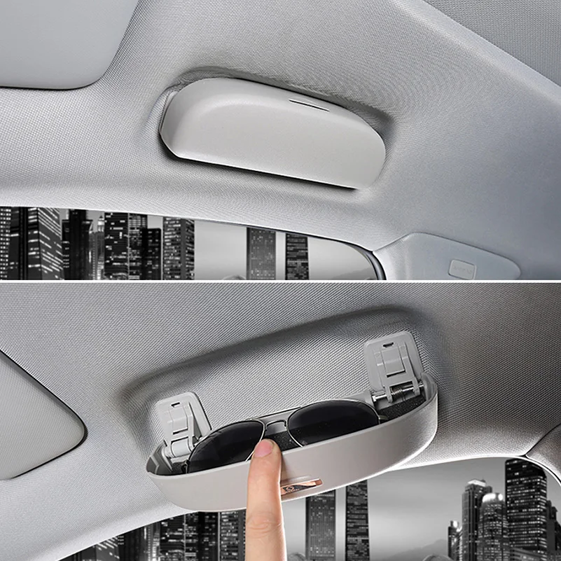 Car Sunglasses Holder Eyeglasses Storage Box Case for Audi A1 A3 A4 A5