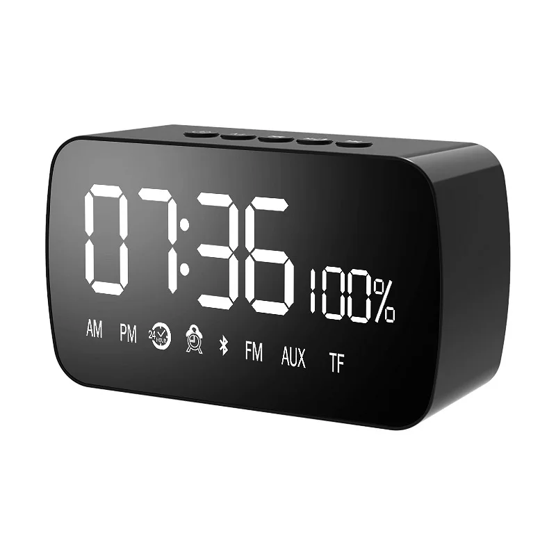 Multifunction Intelligent Wireless Bluetooth Clock with Speakers Home