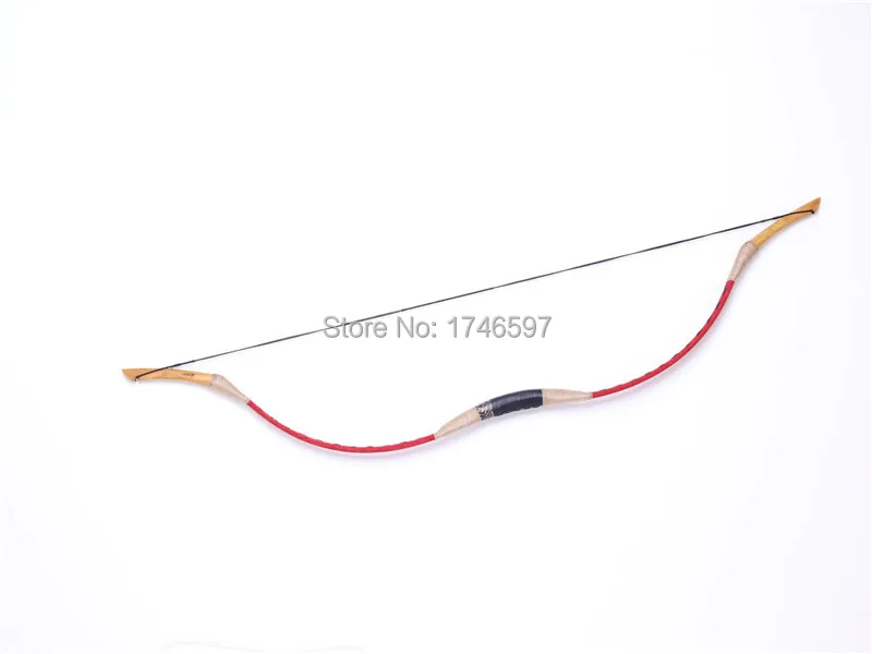 

Red pigskin longbow Traditional Chinese longbow truly handmade Achery longbow for sports hunting 20lbs to 80lbs