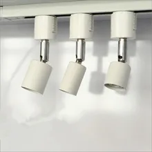 GU10 светодиодный Трек розетку, 2 провода трек свет head японии использовать GU10 свет Сетевой удлинитель