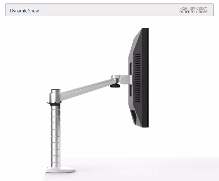 OA-3, регулируемый по высоте, 27 дюймов, светодиодный держатель для монитора, кронштейн, вращающийся на 360 градусов, подставка для монитора компьютера