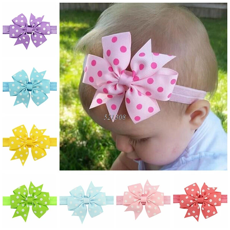 Baby Girl Toddler Cute Lace Crown Headband Headwear Elastic Hair Band Headdress