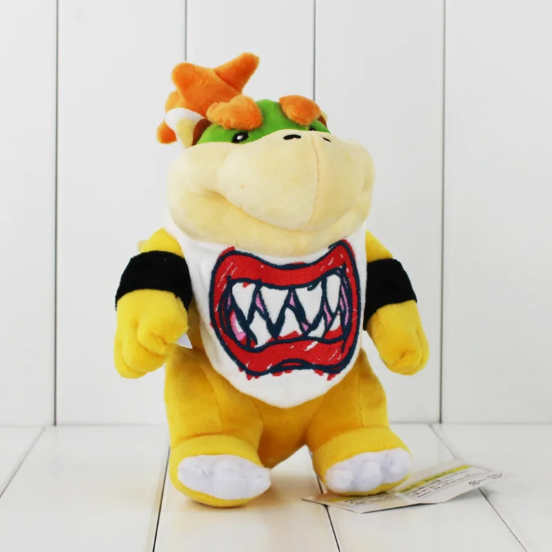 8 21cm Super Mario Koopa Bowser Dragon Plush Doll Brothers Bowser JR Soft Plush font b