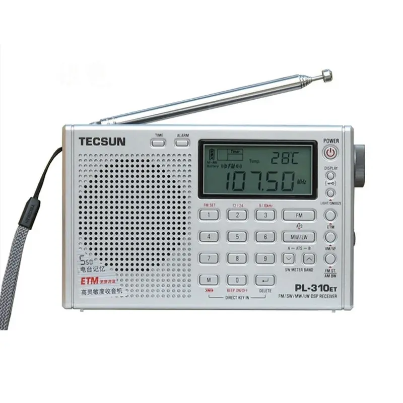 Цена Tecsun PL310ET, радиоприемник с широким диапазоном, цифровой демодулятор, FM AM, стерео, радио TECSUN PL 310