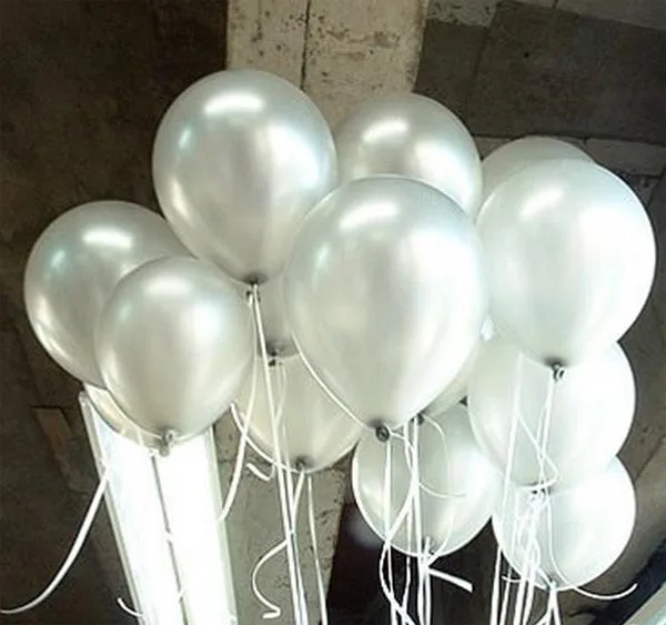 DH_metallic silver color balloons -1