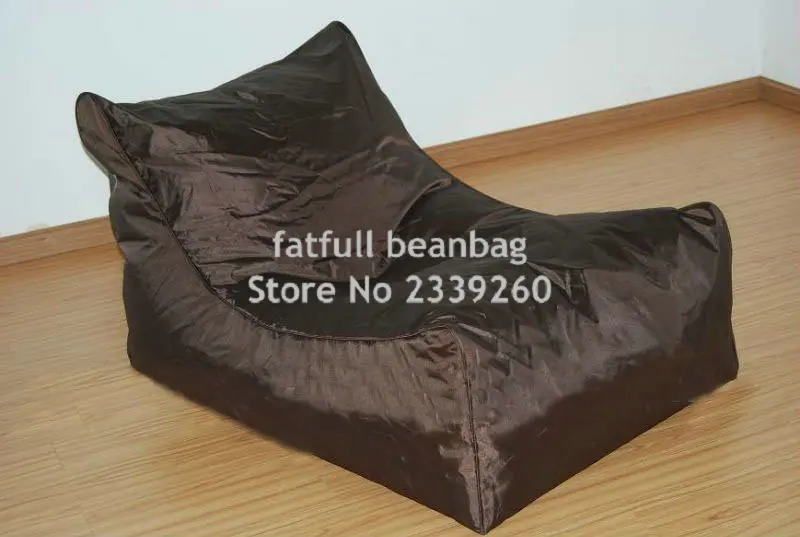 COVER ONLY , no filler-Blue bean bag chair,portable folding beanbag home sit home furniture, lazy sack