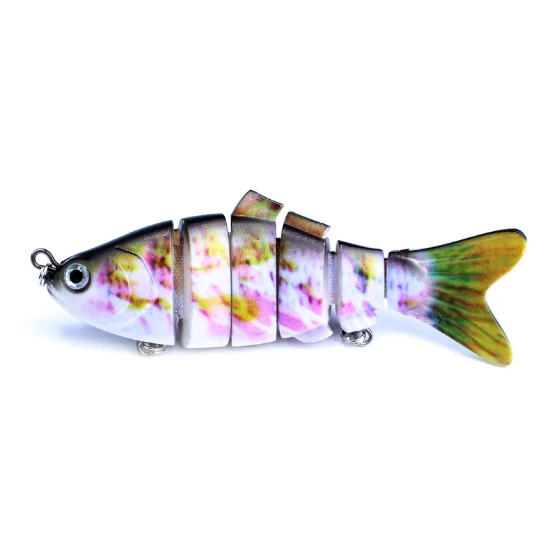 

LUREASY Fishing Lure 6 Segments Swimbait Hard Bait Lifelike Baits 10CM 20G Crankbait Lureasy 3D Eyes Leurre Fishing Crankbait