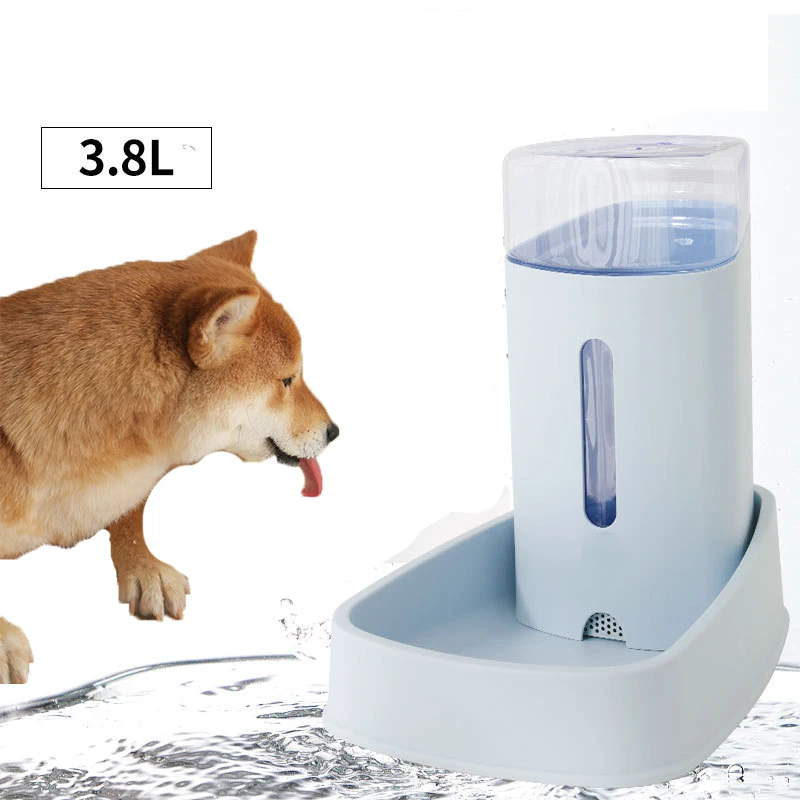 

3.8L Large Capacity Pet Cat Dog Automatic Water Drinker Feeder Pet Dog Cat Filter Drinker Food Water Bowl Drinking Dispenser