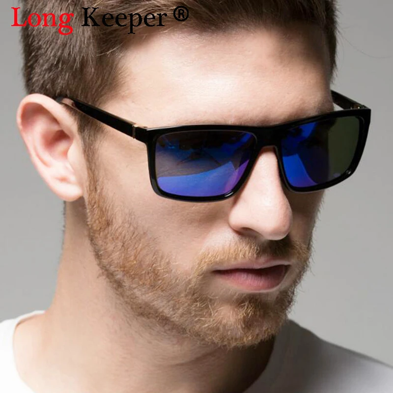 Солнцезащитные очки Long Keeper Мужские поляризационные квадратные брендовые