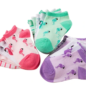 

1 Lot=5 Pairs Baby Girl Socks Set Cozy Ruffle Frilly Ankle Socks Baby Girl Princess Socks Cotton Patterned Flamingo Dots Striped