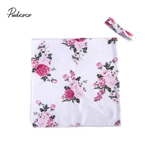 Новинка для маленьких мальчиков и девочек хлопчатобумажное одеяльце Мягкий хлопок цветочные новорожденных Пеленальное Одеяло; Банное полотенце для маленьких девочек