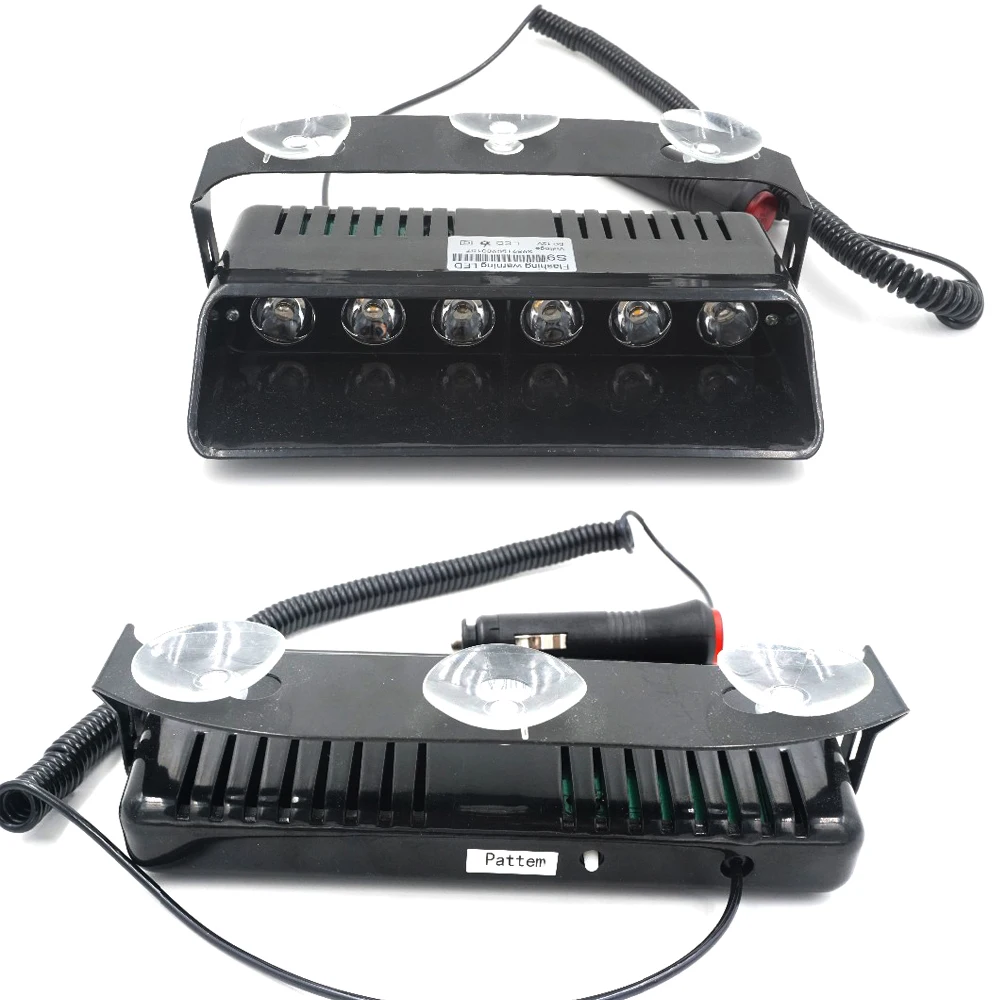 6 led flashing dash light