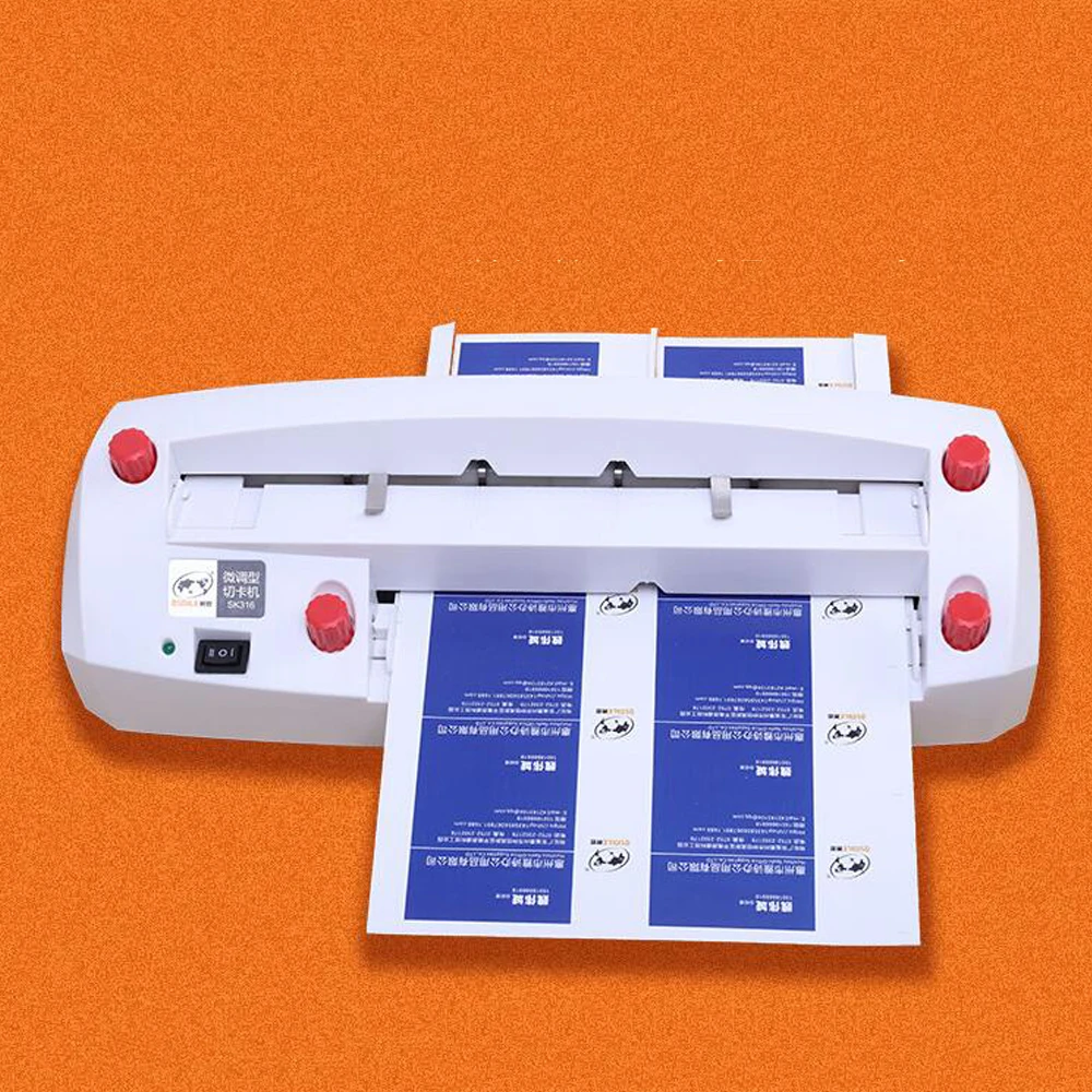 Goede 2018 NIEUWE hoge kwaliteit Automatische Naam Card Slitter Naam Card Cutter A4 Size Visitekaartje Snijmachine