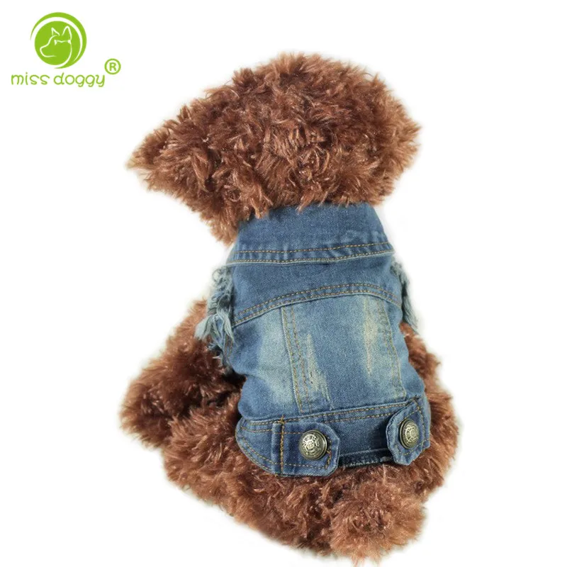 

Direct Selling Retro Pet Clothes Denim Dog Jacket Personalized Vest For Small Medium Large Dogs Chihuahua XS-XXL All Season