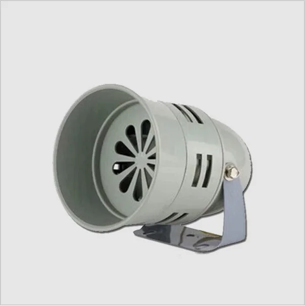 

DC12V/DC24V/AC110V/ 220VAC Gray MS-290 Mini Plastic Industrial Alarm Sound Motor Siren 130dB