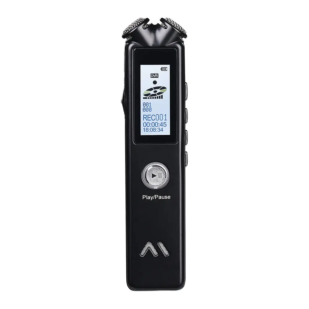 Yescool A20 8 | 16 32 Гб Профессиональный мини цифровой диктофон для MP3 плеера черный и