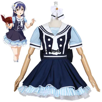 

Love Live School Idol Project Sonoda Umi Sea Piracy Pirates Sailor Suit Dress School Uniform Outfit Anime Cosplay Costumes