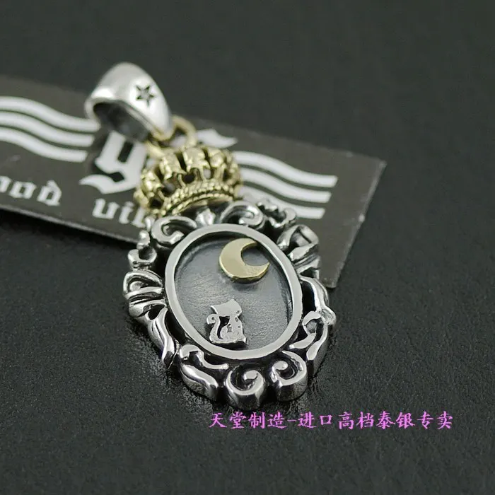 

vintage girls silver pendants