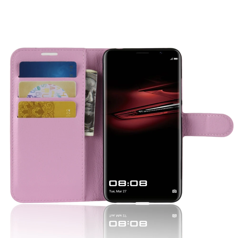 

YINGHUI for Huawei Mate RS Case Wallet Style Litchi Texture Flip Leather Case Cover for Huawei Mate RS 6.0'' With Stand Function