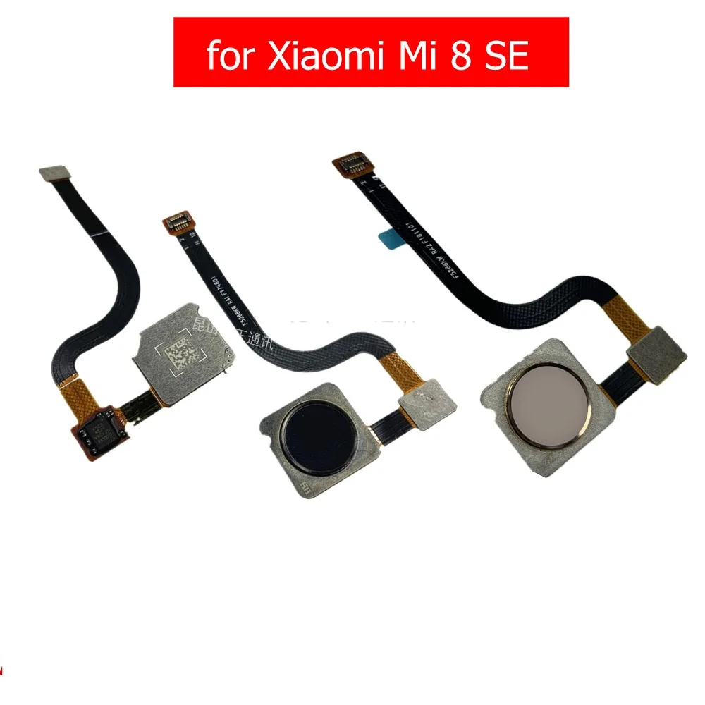 

for Xiaomi Mi 8 SE Fingerprint Sensor Scanner Connector Home Button Key Touch ID Flex Cable Mi8 SE Repair Spare Parts Test QC