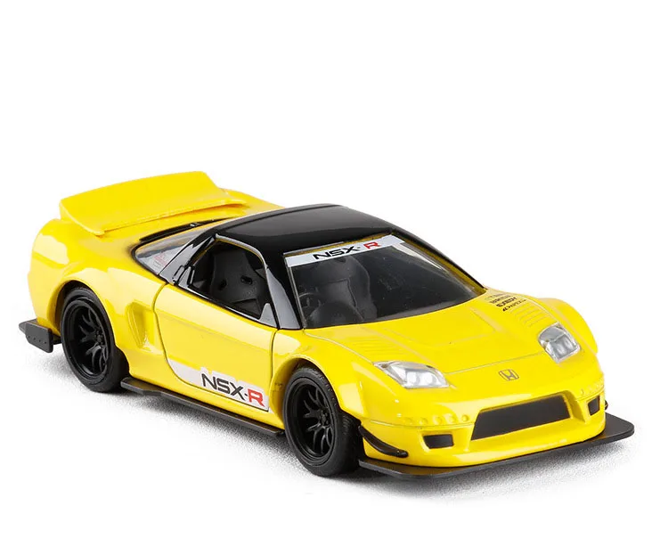 1/32 GT-R R34 Coupe литая Автомобильная модель игрушки для детей подарок - Цвет: NSX YELLOW