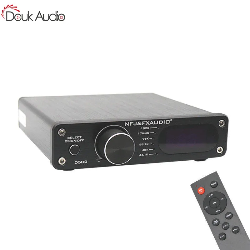 Douk Audio NFJ&FXAUDIO D502 Hi Fi Digital Amplifier 2.1 Subwoofer HiFi