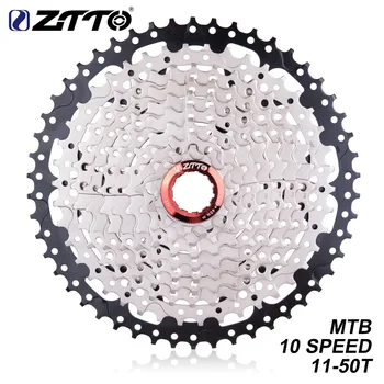 

ZTTO MTB Mountain Bike 10 Speed 11-50T Cassette Sprockets Flywheel Ratios For Bicycle Parts XT SLX XO X0 X9 X7